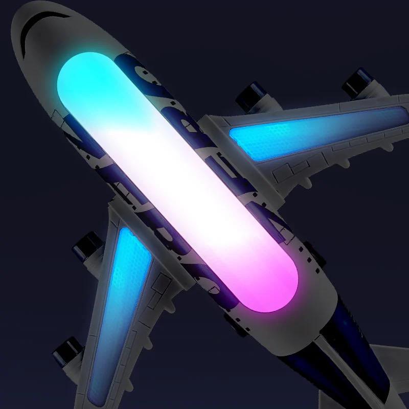 Light Up Toy Model Spinning Aeroplane