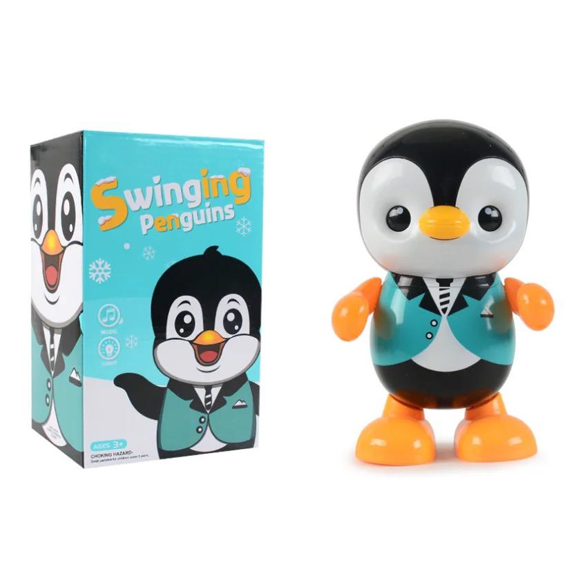 Light Up Musical Swinging, Walking & Dancing Penguin Toy