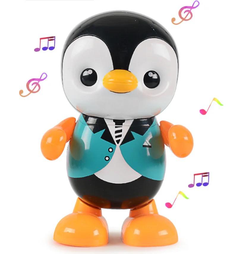 Light Up Musical Swinging, Walking & Dancing Penguin Toy