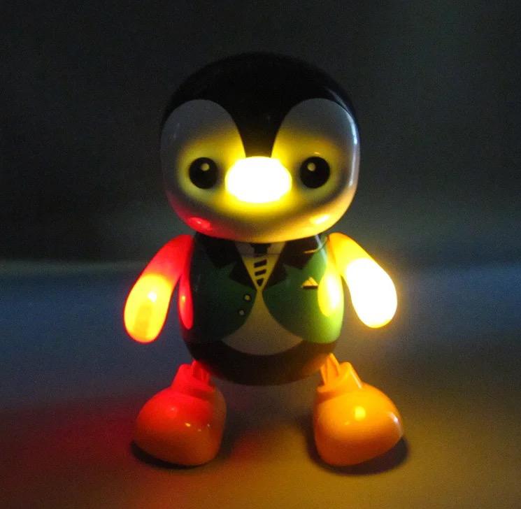 Light Up Musical Swinging, Walking & Dancing Penguin Toy