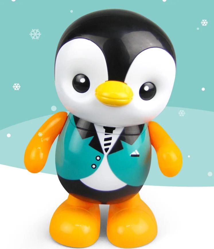 Light Up Musical Swinging, Walking & Dancing Penguin Toy