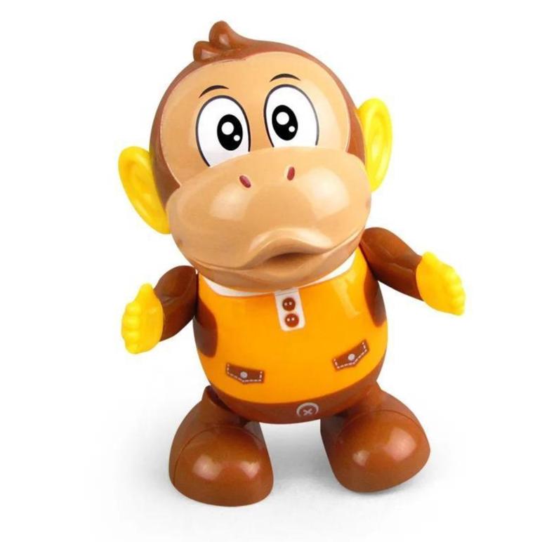 Light Up Musical Swinging, Walking & Dancing Monkey Toy