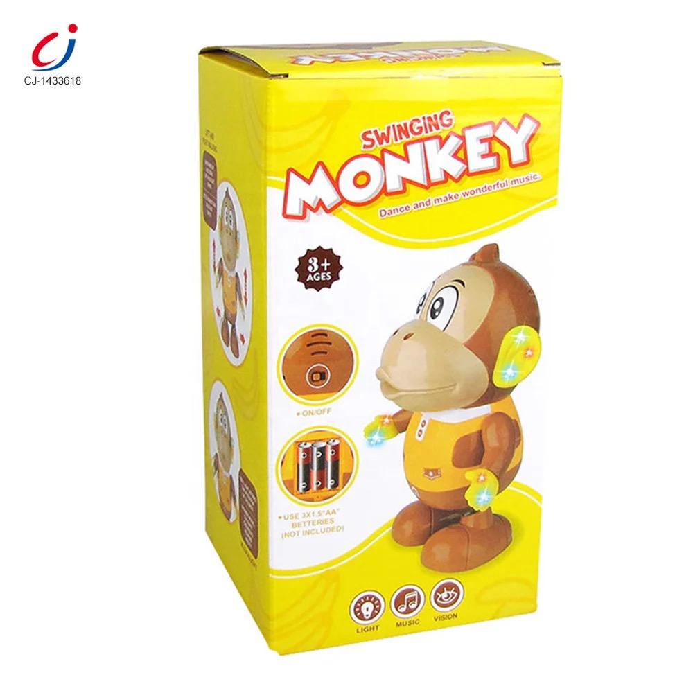 Light Up Musical Swinging, Walking & Dancing Monkey Toy