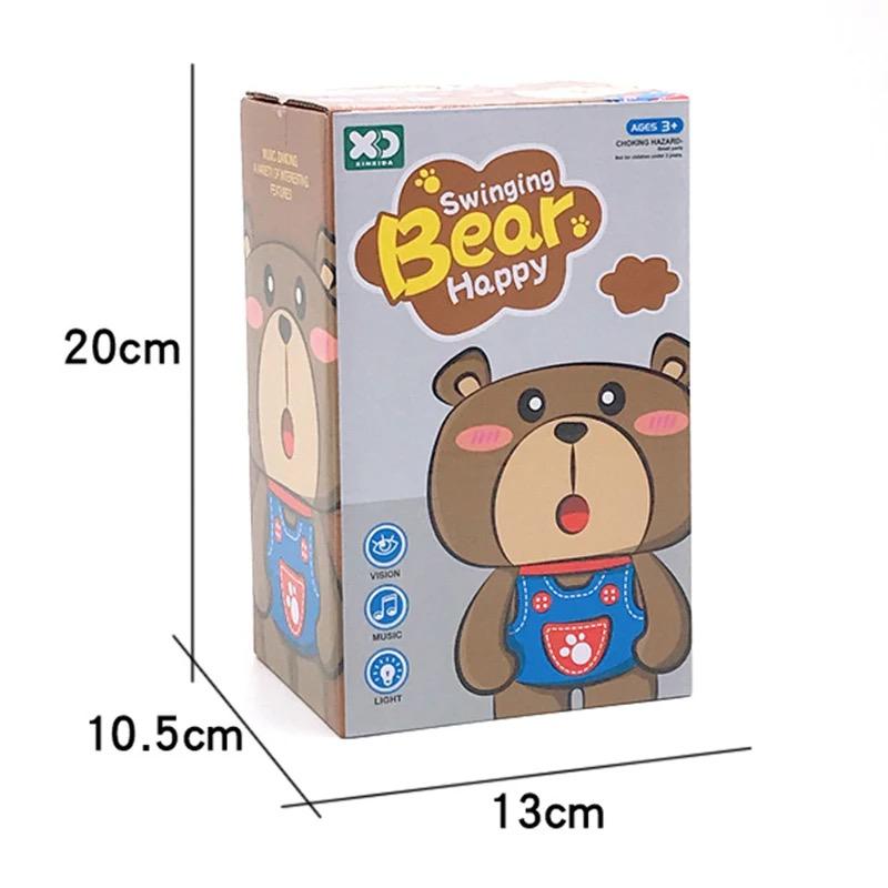 Light Up Musical Swinging, Walking & Dancing Bear Toy