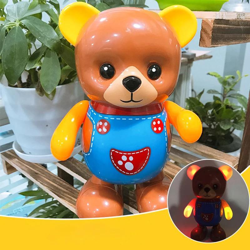 Light Up Musical Swinging, Walking & Dancing Bear Toy