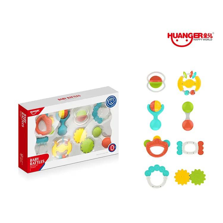 Baby Rattle & Teething Set - 8 Pieces