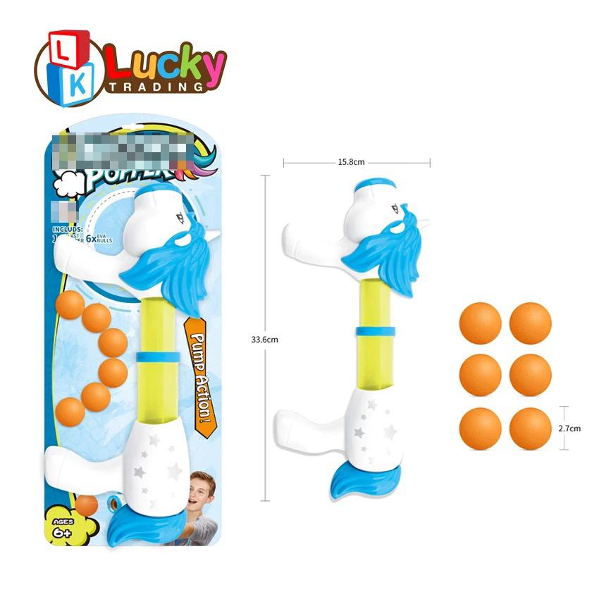 Unicorn Air Powered Pump Soft Ball Launcher Set