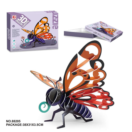 3D Building Puzzle - Butterfly