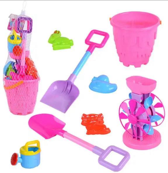 Beach Toys Pink Bucket & Spade PlaySet