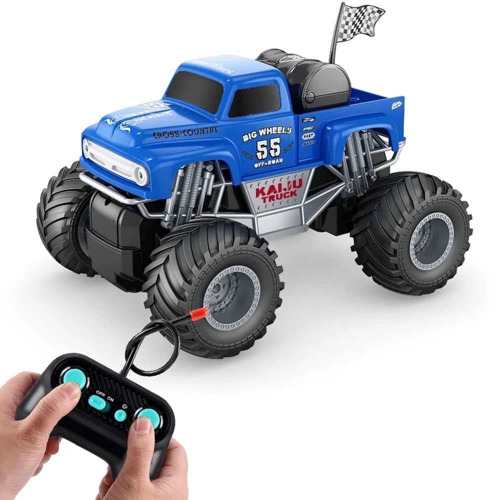 Remote Control Climbing Monster Truck Bus with Mist Spray RC with Controller