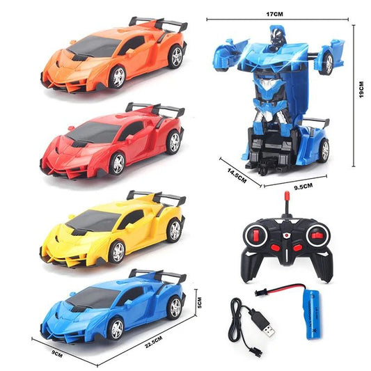 Remote Control Transforming Car Robot Deformation Lambo - 1:18