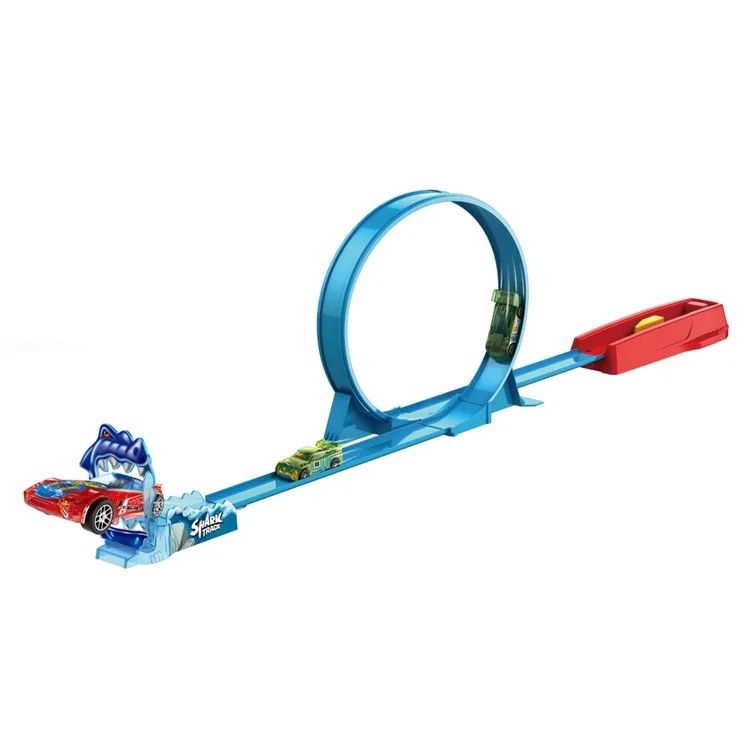 Ejection Shark Orbit Toy Car Track Launcher