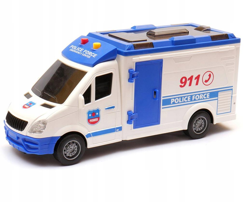 Toy Truck Police Van with Sound & Lights