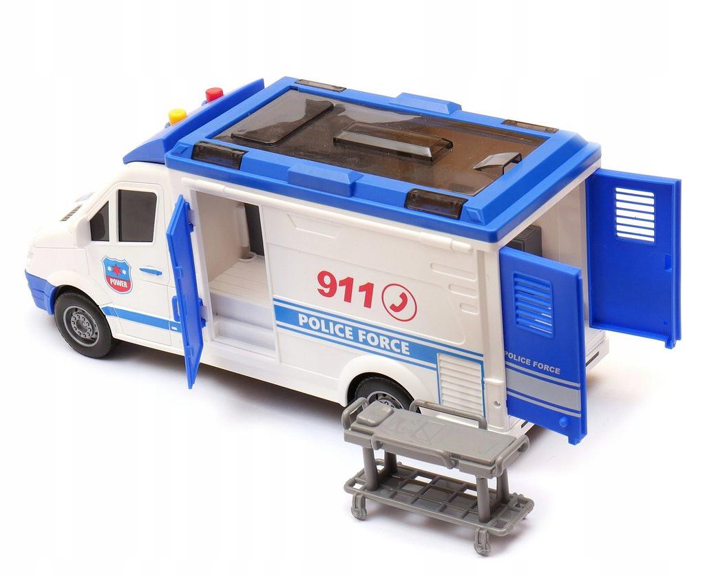 Toy Truck Police Van with Sound & Lights