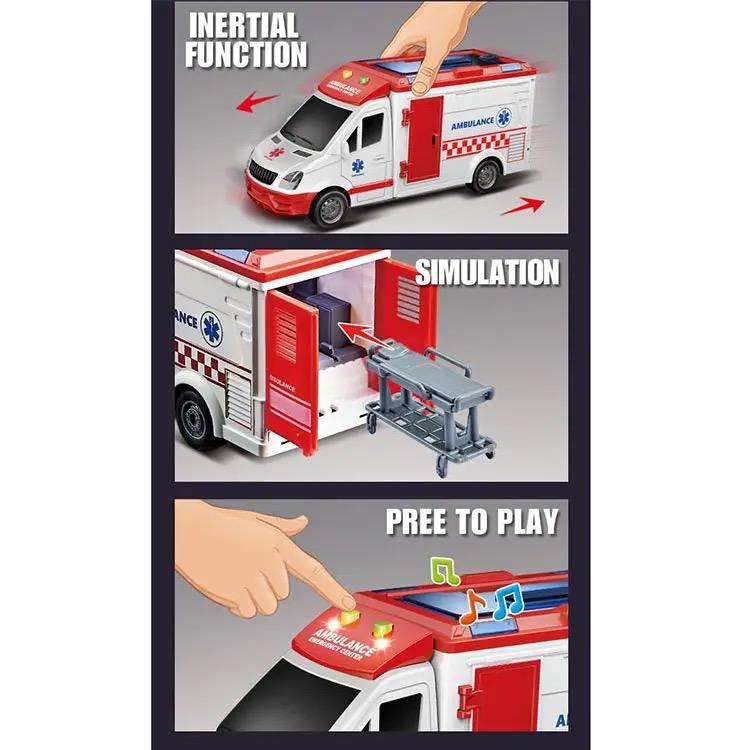 Toy Truck Ambulance with Sound & Lights