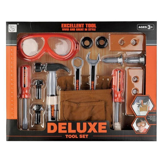 Kids Pretend Play Deluxe Complete Tool Set