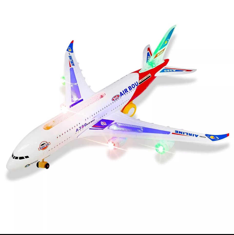 Toy Aeroplane Airbus with Sound & Lights