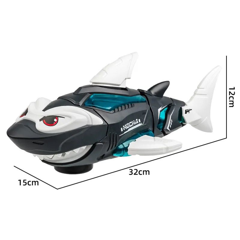 Mechanical Shark Moving Toy with Lights