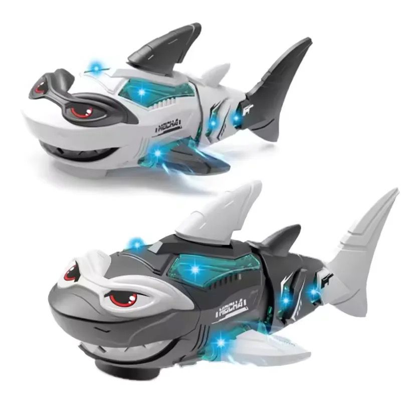 Mechanical Shark Moving Toy with Lights