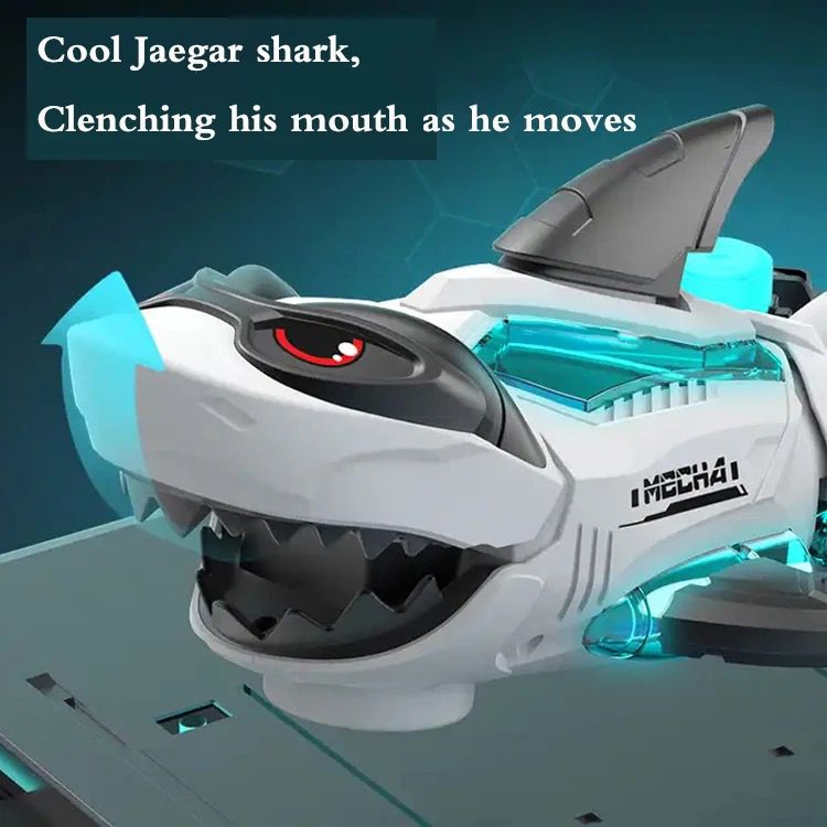 Mechanical Shark Moving Toy with Lights