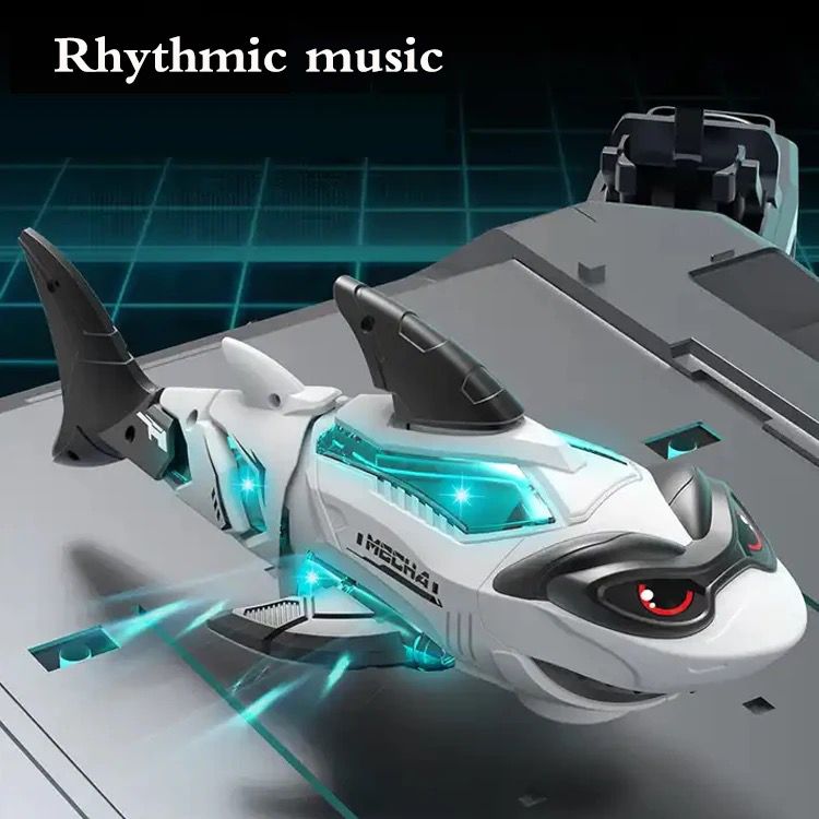 Mechanical Shark Moving Toy with Lights