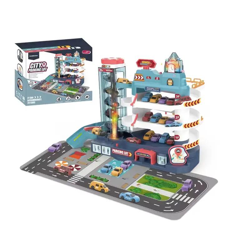 Multi-Storey Toy Car Complete Playset