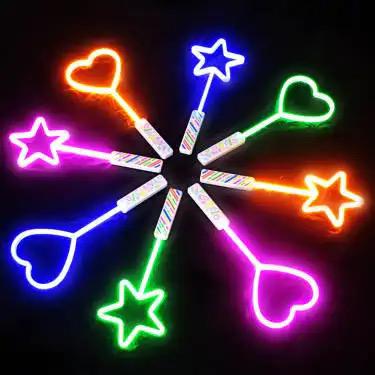 Light Up Neon Wand - Star Shaped