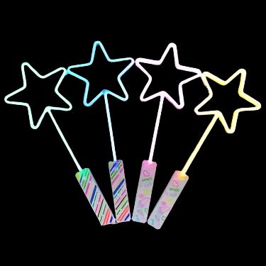 Light Up Neon Wand - Star Shaped