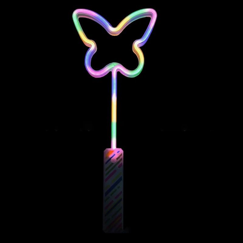 Light Up Neon Wand - Butterfly Style