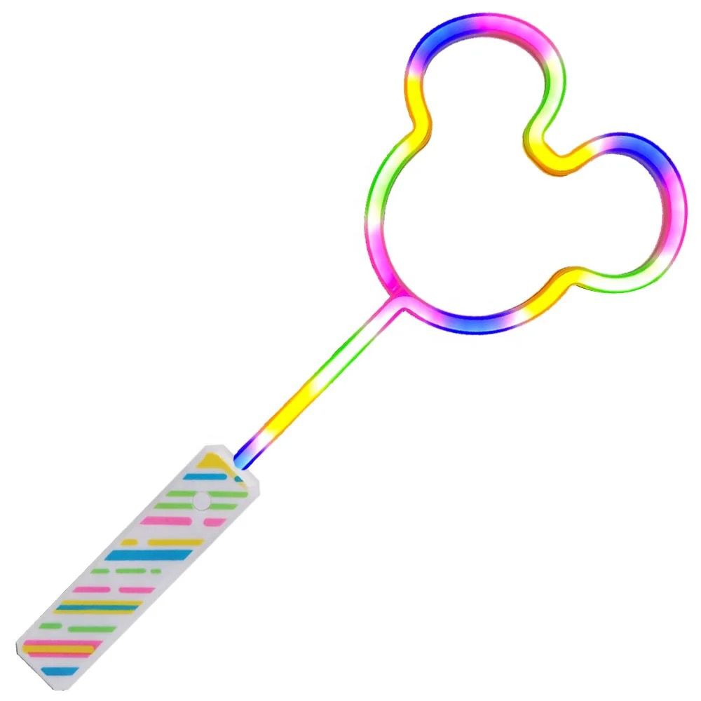 Light Up Neon Wand - Mickey Shaped