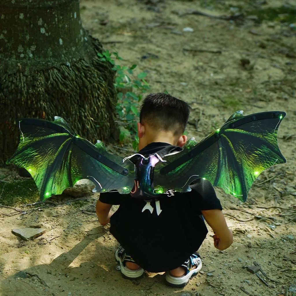 Dinosaur wings green