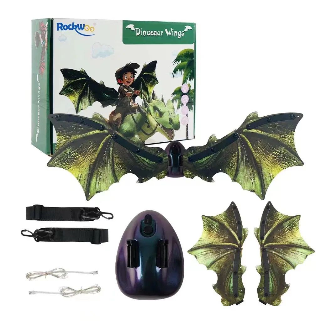 Dinosaur wings green