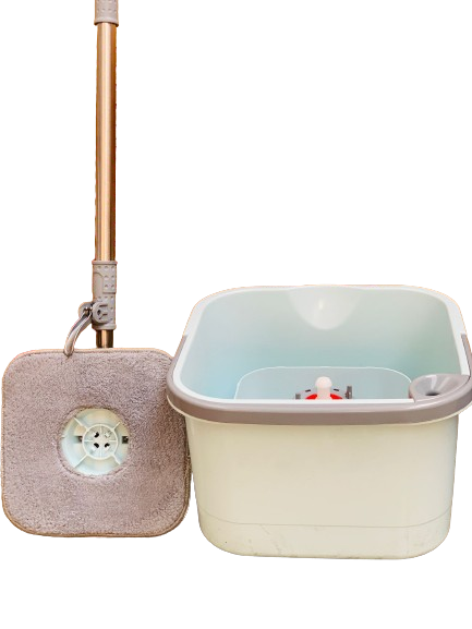 Dual Tank Clean Water Square Spinning Mop Bucket Set 30 x 29.2 x 28 cm ZP275