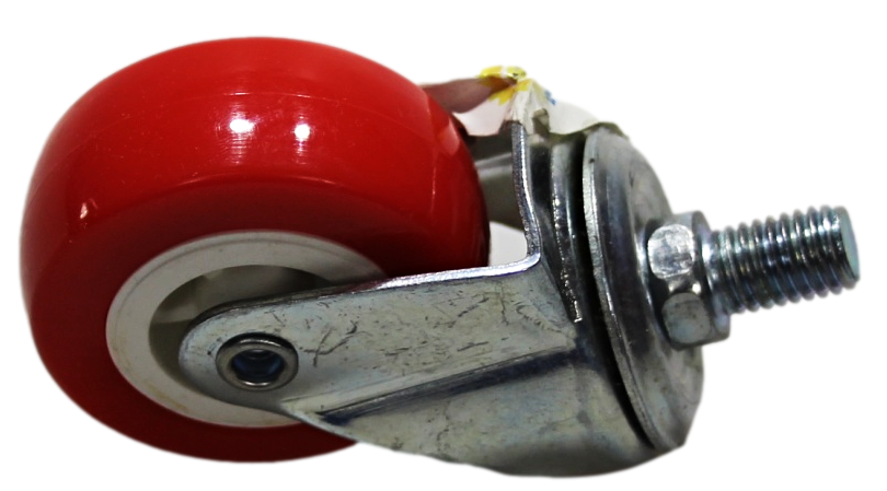 Red Trolley Wheel DIY 2" 2828