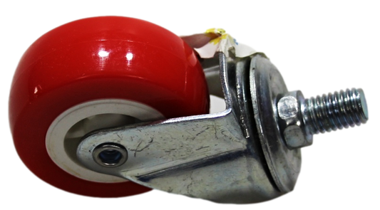 Red Trolley Wheel DIY 2" 2828