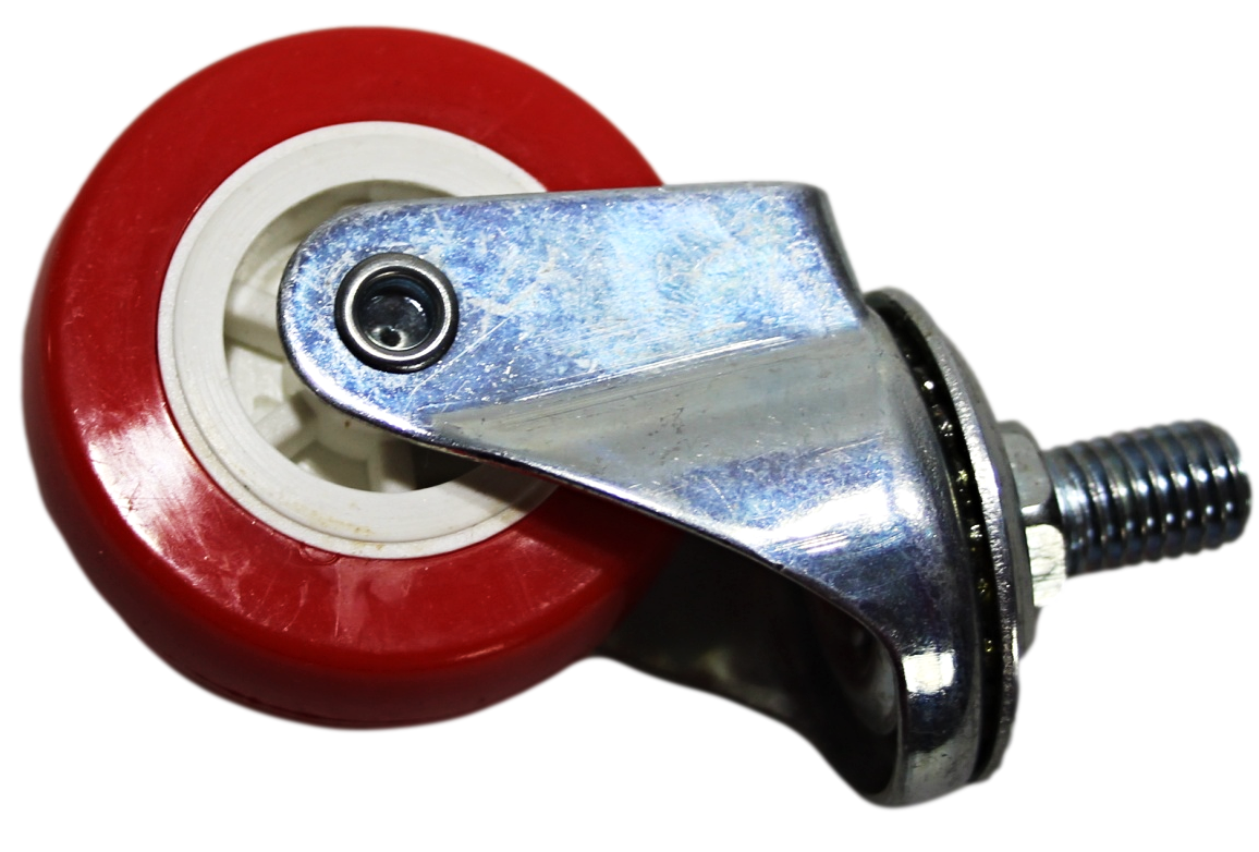 Red Trolley Wheel DIY 2" 2828