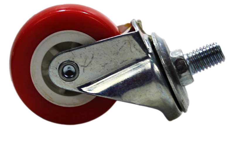 Red Trolley Wheel DIY 2" 2828