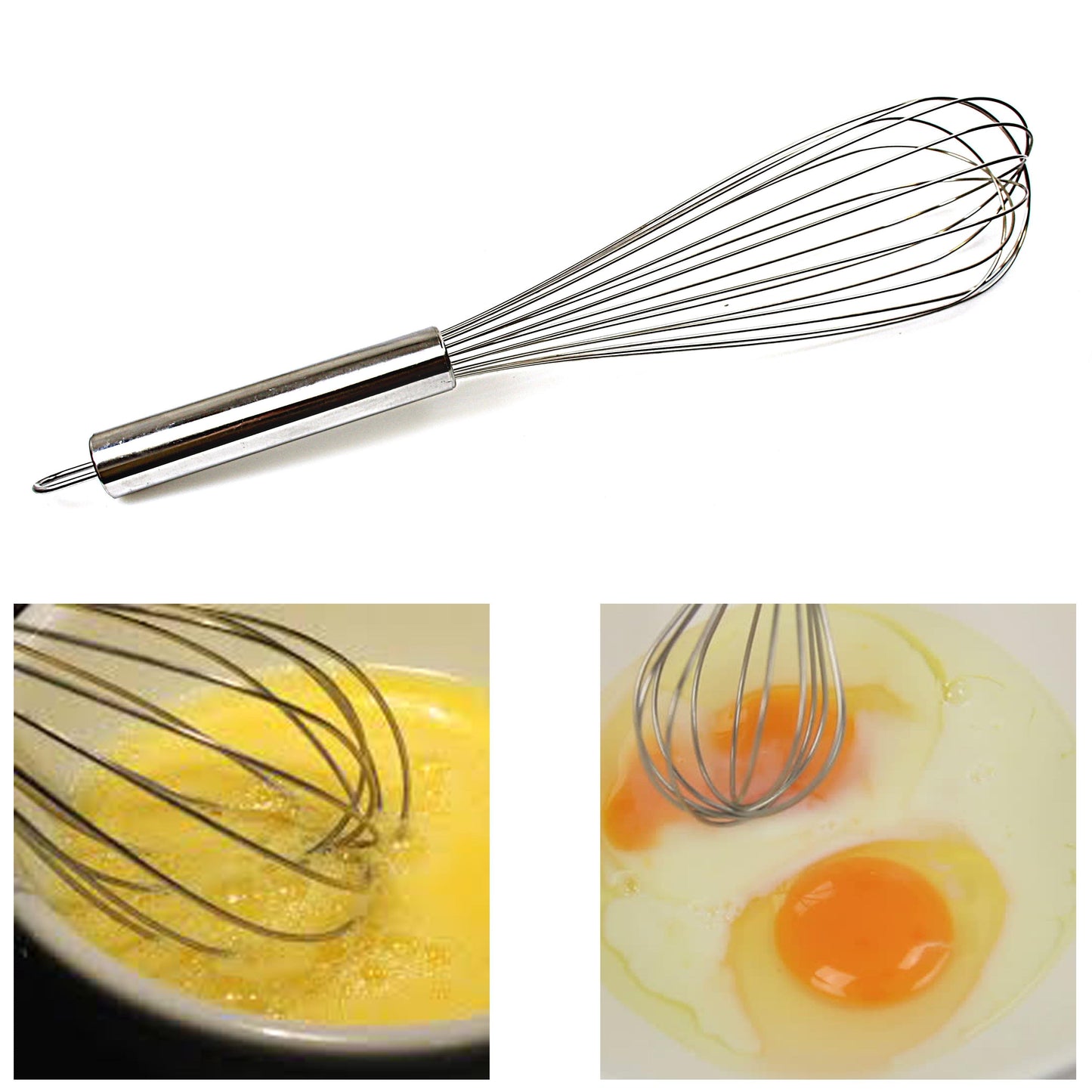 Big Stainless Steel Egg Beater Whisk 40 cm 4771