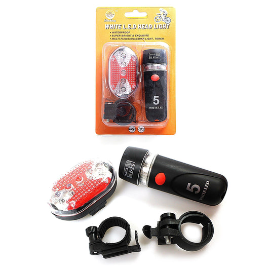 Bicycle Bike Led Head Light Pack Of 4