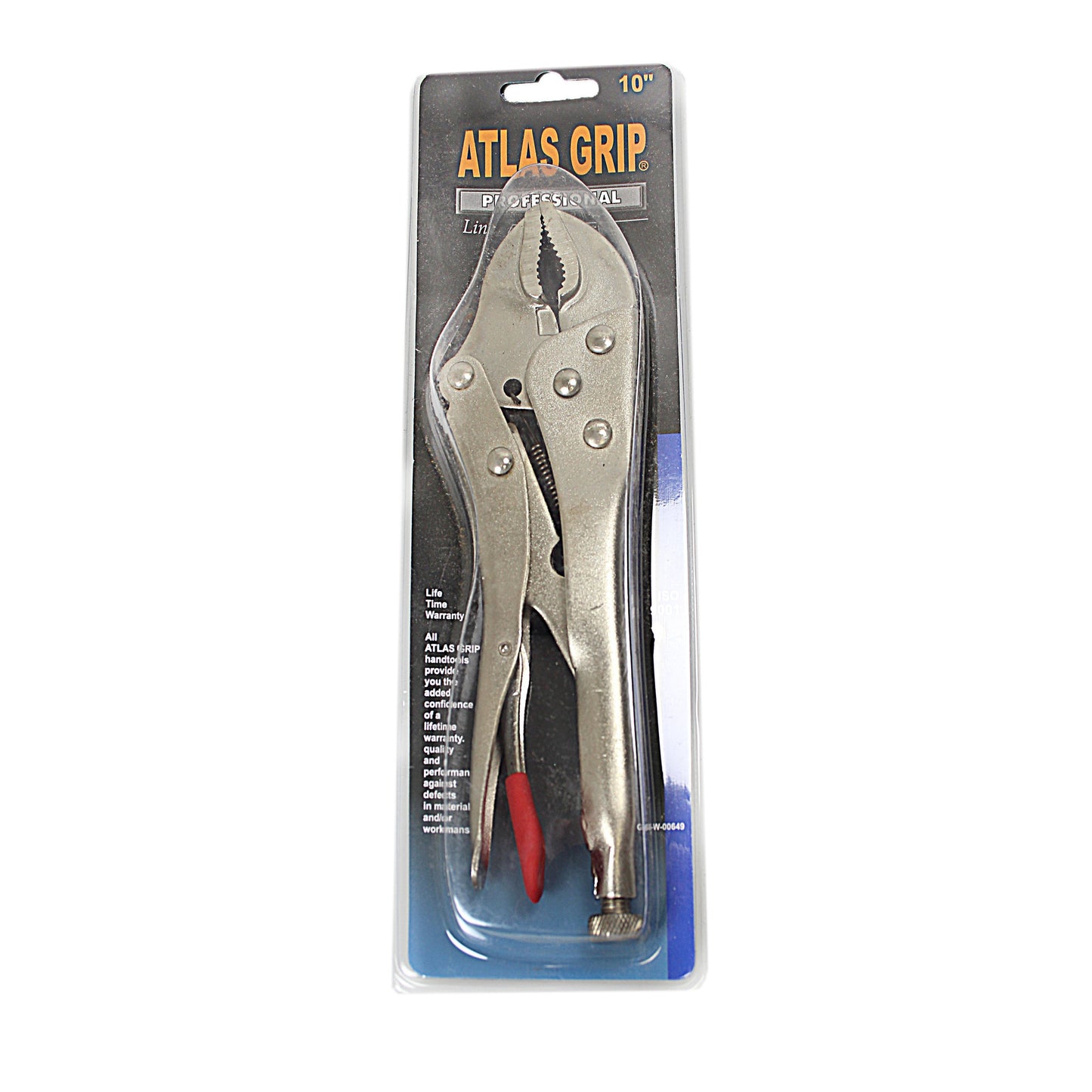 Atlas Grip Professional 10” Wrench Grip Chrome Vanadium Vise Grip 3472