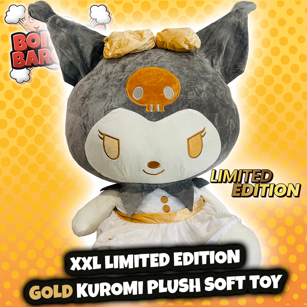 XXL Limited Edition Golden Kuromi Plush Soft Toy