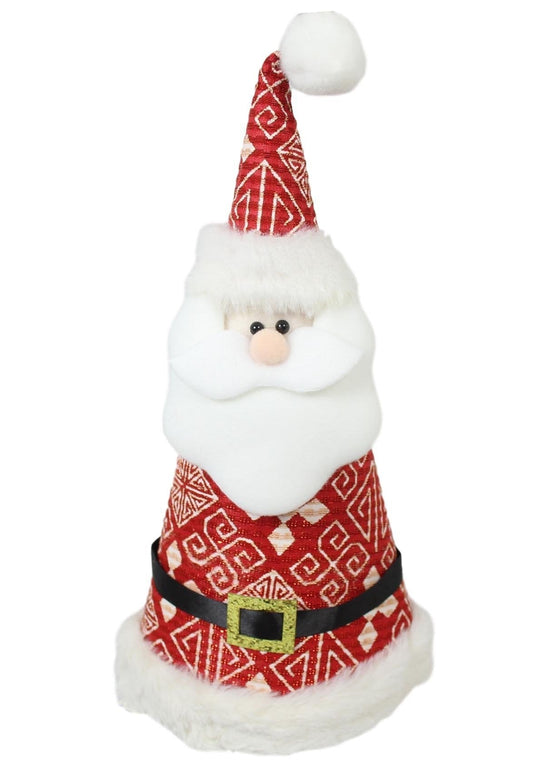 Christmas Santa Cone Decoration 30 cm Assorted Designs 5439