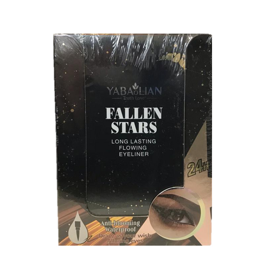 Yabaolian Fallen Stars Eyeliner Black Bo x Of 24