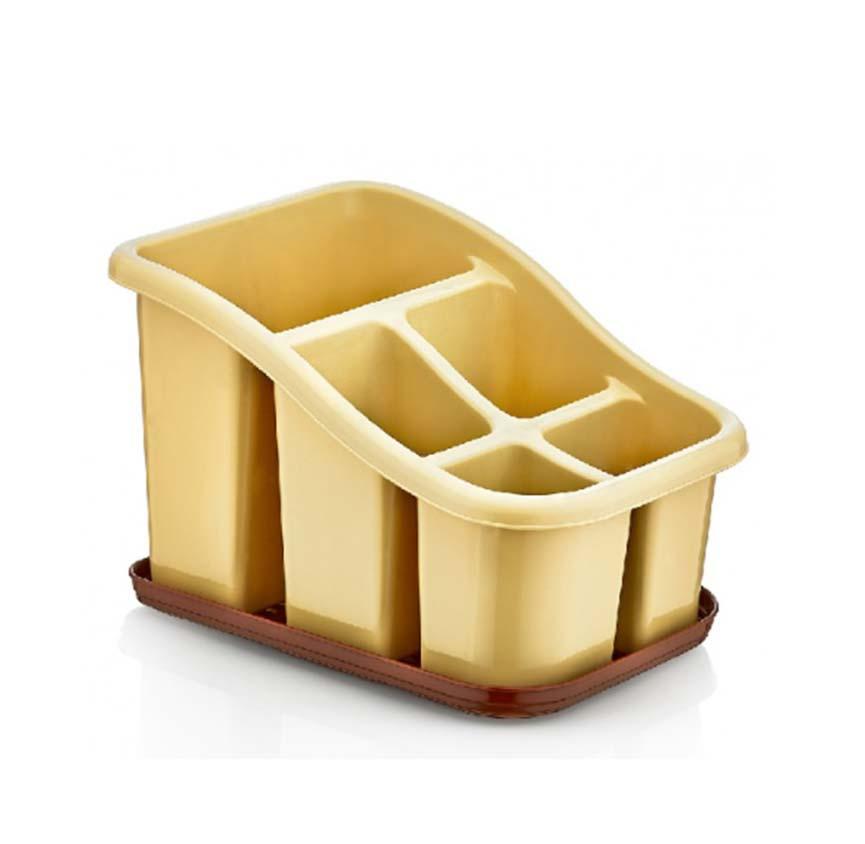 Kitchen Cutlery Dish Holder With Water Tray Assorted 5 Slots D14011
