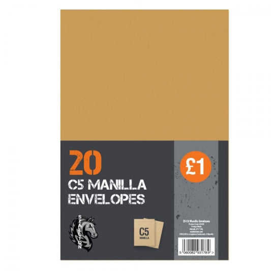 C5 Manila Envelopes Pack Of 20