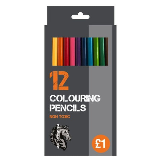 Colouring Pencils Pack of 12 Assorted Colours A2453