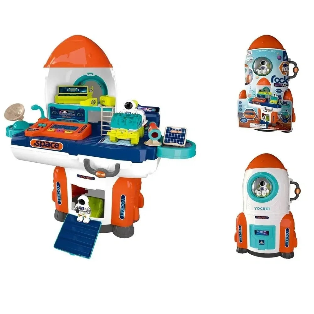 2-In-1 Rocket Playset