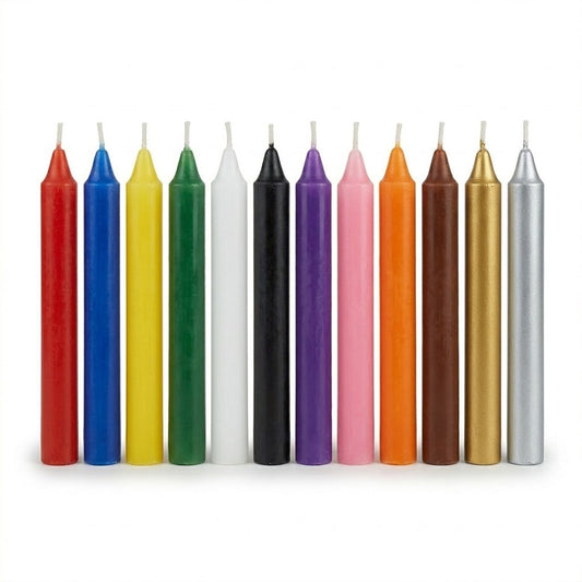 Candle Assorted Colours 105G