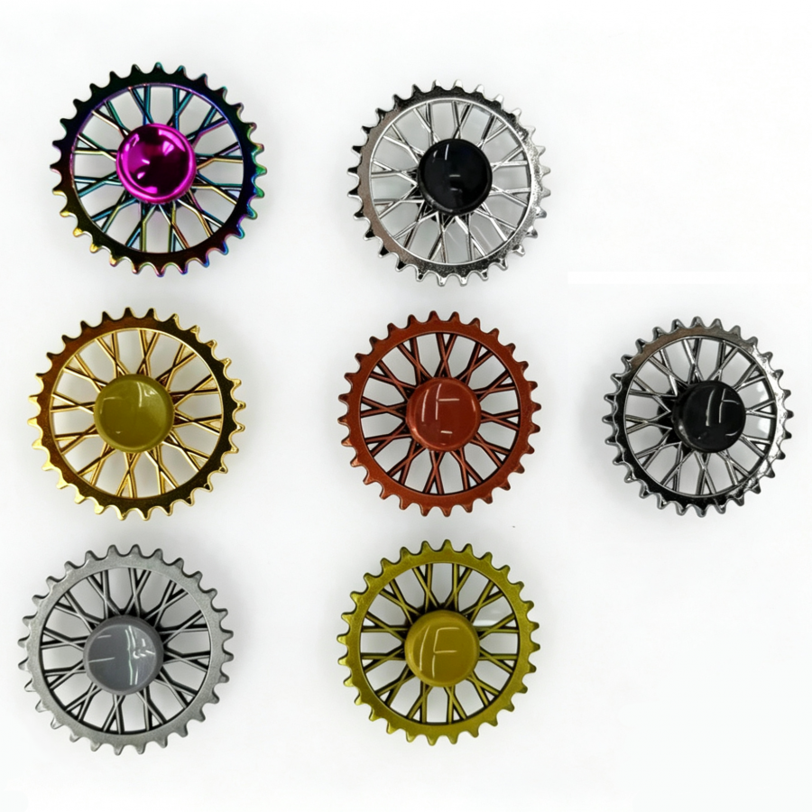 Round Mixed Coloured Round Spinner