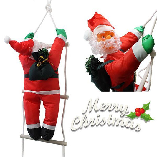 Christmas Decor Climbing Santa Claus with Rope Ladder 90cm 5297